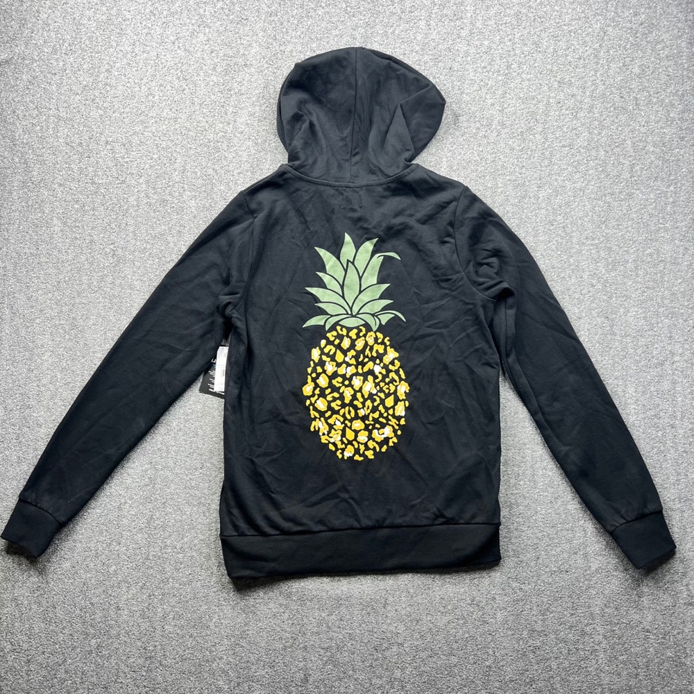 Volcom Sealed Hoodie Womens Medium Black Pineapple Hawaii Live Like Sion Zip Up - Picture 15 of 16